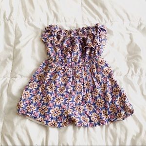 🌺Shrinking Violet Girls Strapless Romper 🌺